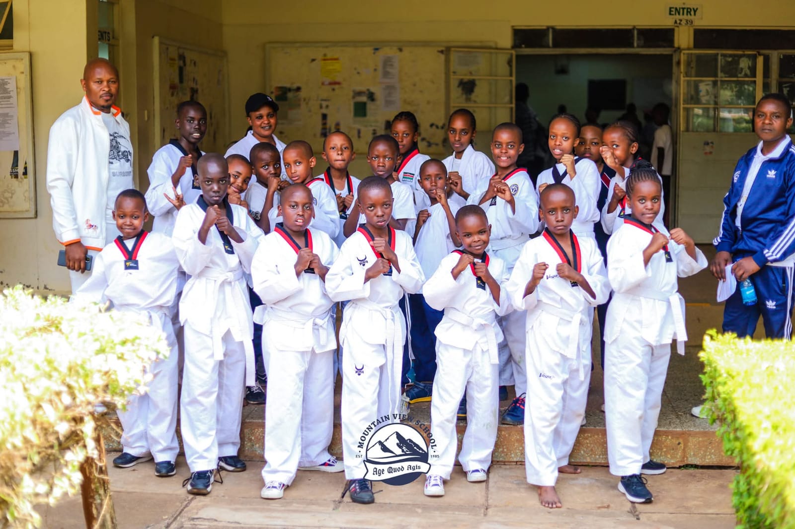 Taekwondo training