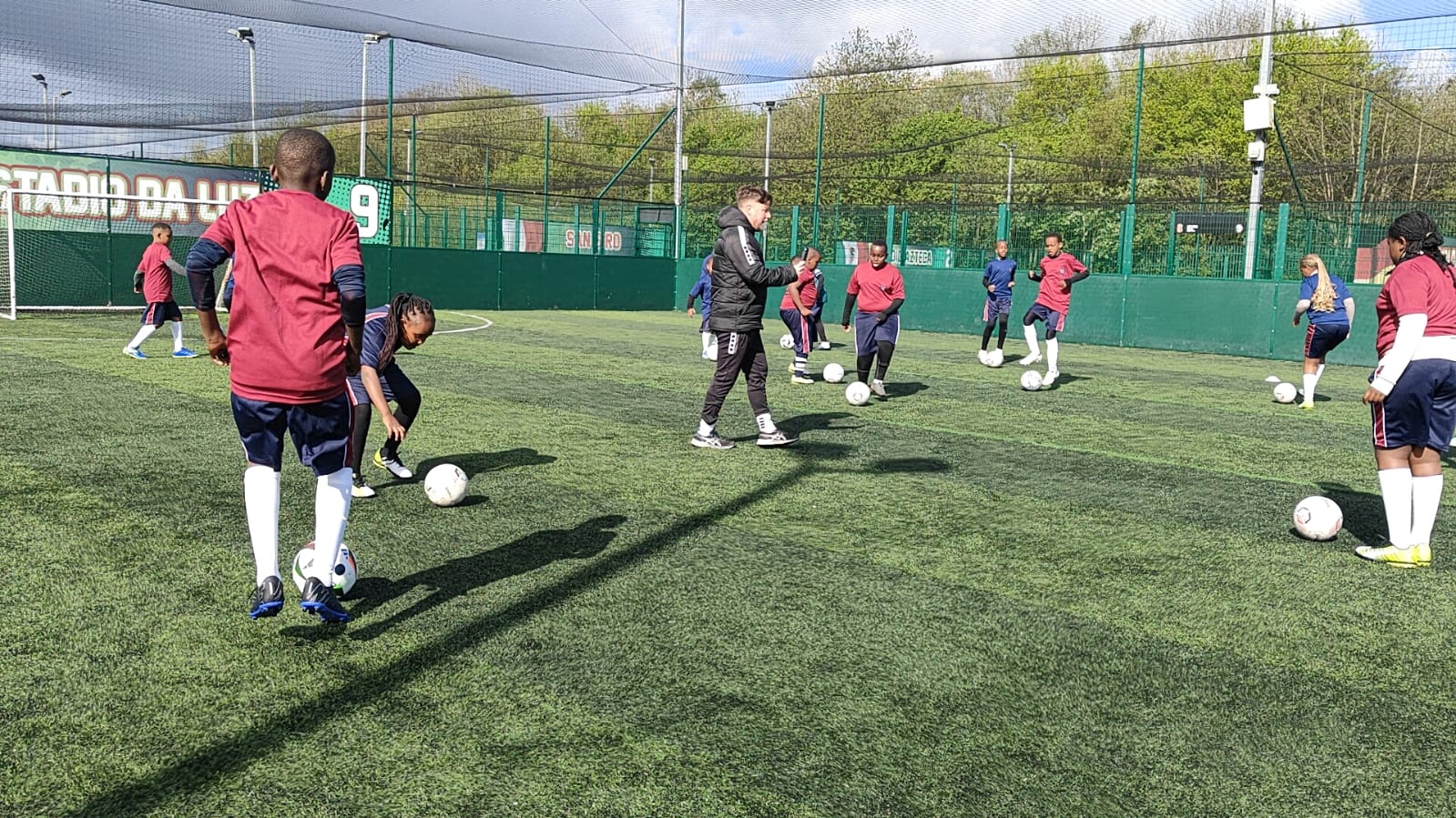 Dojang Football training session